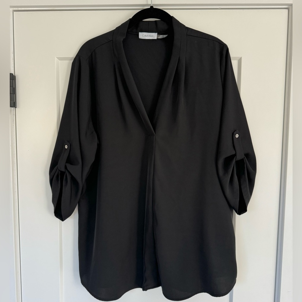 Calvin Klein | Women’s Black Blouse | Size L